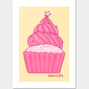 PINK ChristmasTree Cupcake Posters and Art